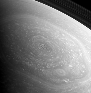 Illustration for article titled An absolutely incredible raw image of Saturn’s swirling north pole